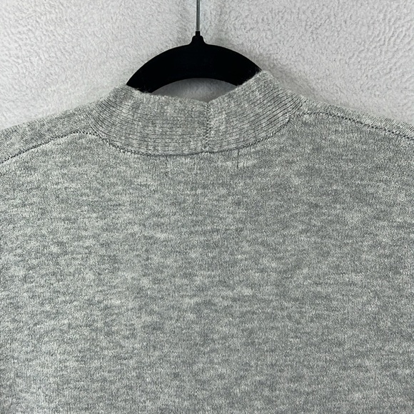 Love Ellie Stitch Fix Cardigan Sweater Size M Gray Open Front Rib Detail NWOT - Picture 7 of 12